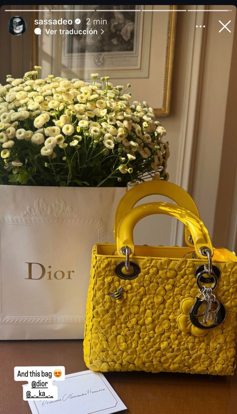 Lady Dior amarillo.