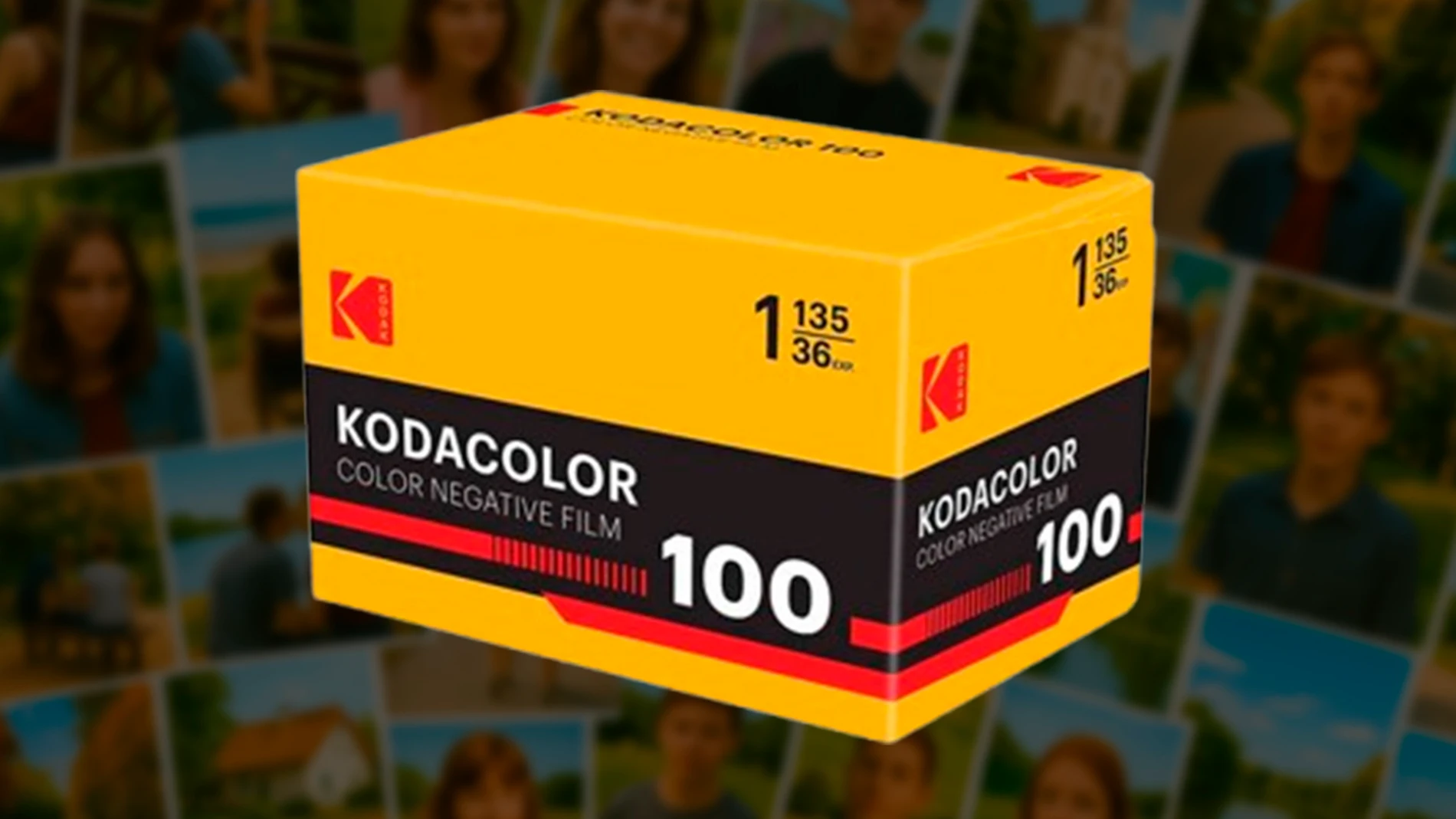 Una caja de Kodacolor 100