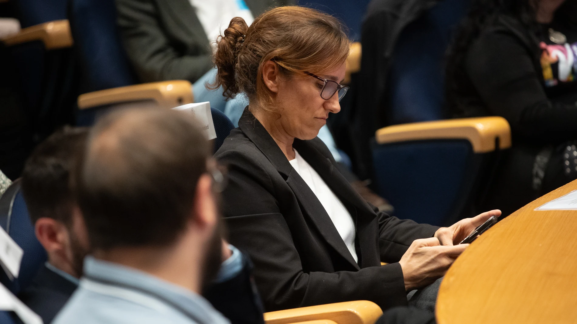 La ministra de Sanidad, Mónica García, durante la presentación de la Jornada de sensibilización sobre las infecciones de transmisión sexual, en la sede del Ministerio, a 2 de octubre de 2025, en Madrid (España). El evento está orientado a informar y sensibilizar sobre la importancia de la prevención, el diagnóstico precoz y el abordaje integral de las ITS en España, en un contexto de incremento en los casos y de tendencia al alza especialmente entre los jóvenes y colectivos vulnerables. 02 O...