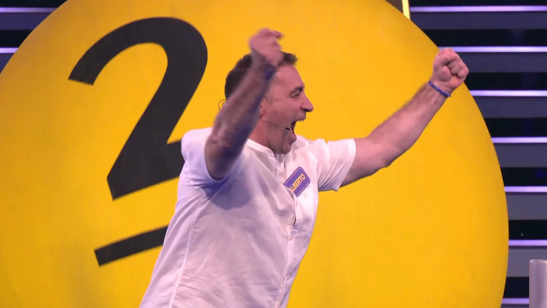 El momento en el que el equipo Typical Martínez se hacía con los 100.000 euros en 'Juego de pelotas'