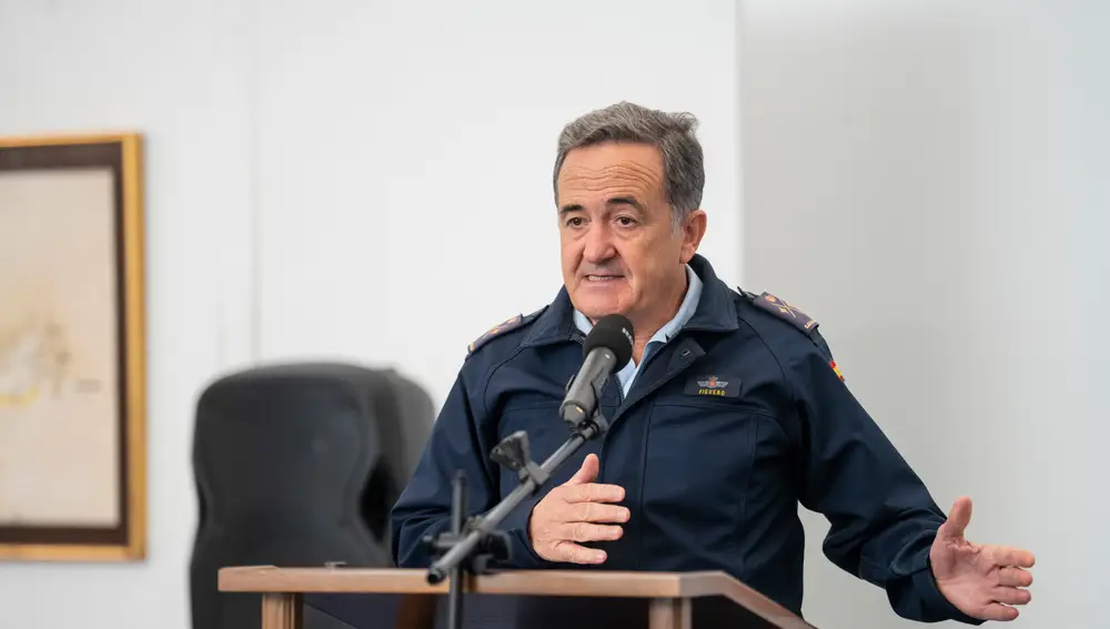 El general José Luis Figuero Aguilar, durante la presentación