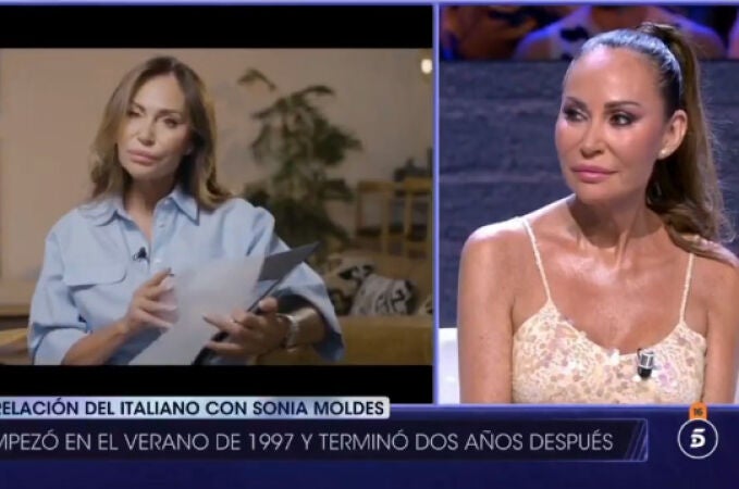Las pruebas de Sonia Moldes que dejan a Alessandro Lequio como mentiroso