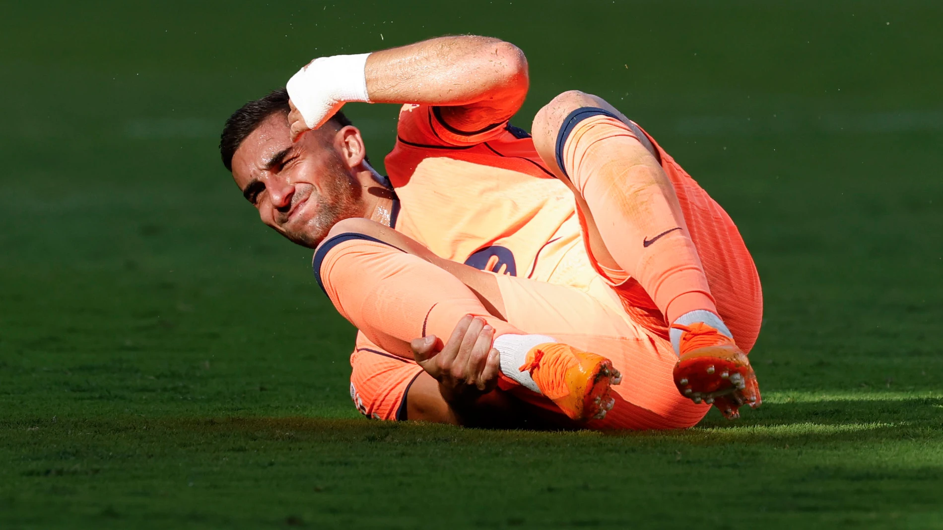 SEVILLA, 05/10/2025.-El delantero del Barcelona Ferrán Torres, durante el partido de la jornada 8 de Laliga EA Sports, este domingo en el estadio Sánchez-Pizjuán en Sevilla.-EFE/ Julio Muñoz