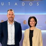 Los diputados del PP por Ávila, Héctor Palencia y Patricia Rodríguez