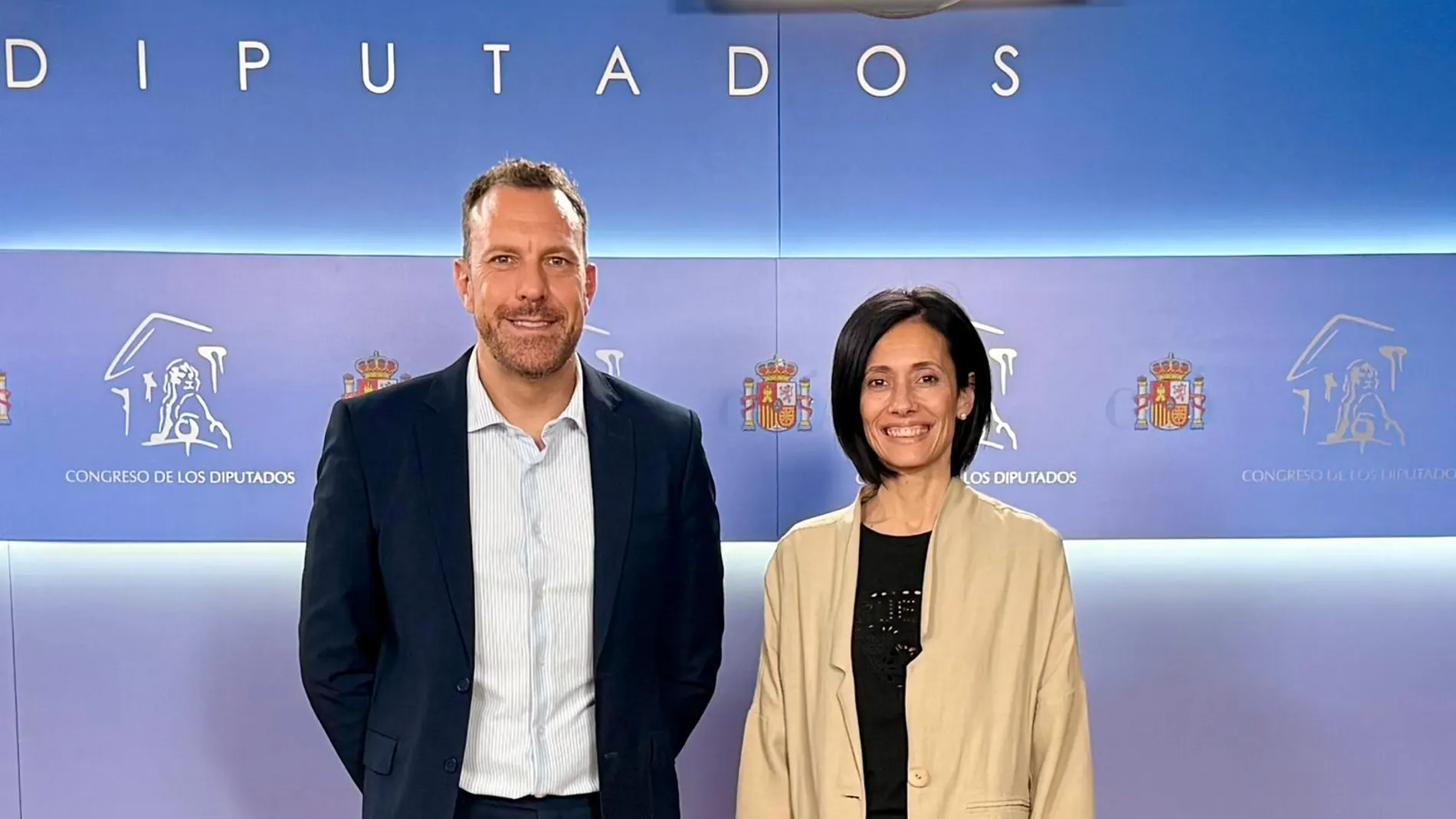 Los diputados del PP por Ávila, Héctor Palencia y Patricia Rodríguez
