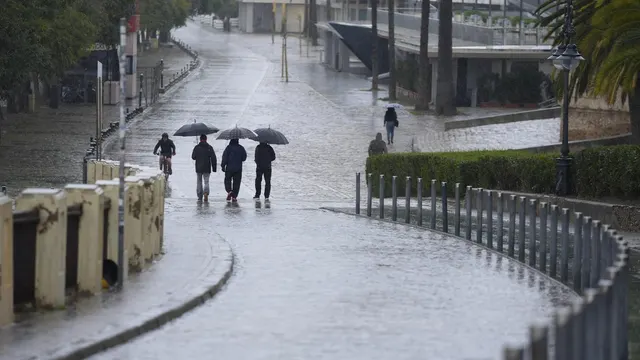 La dana Alice dejará desde hoy lluvia intensa en el este del país con riesgo de crecidas súbitas e inundaciones