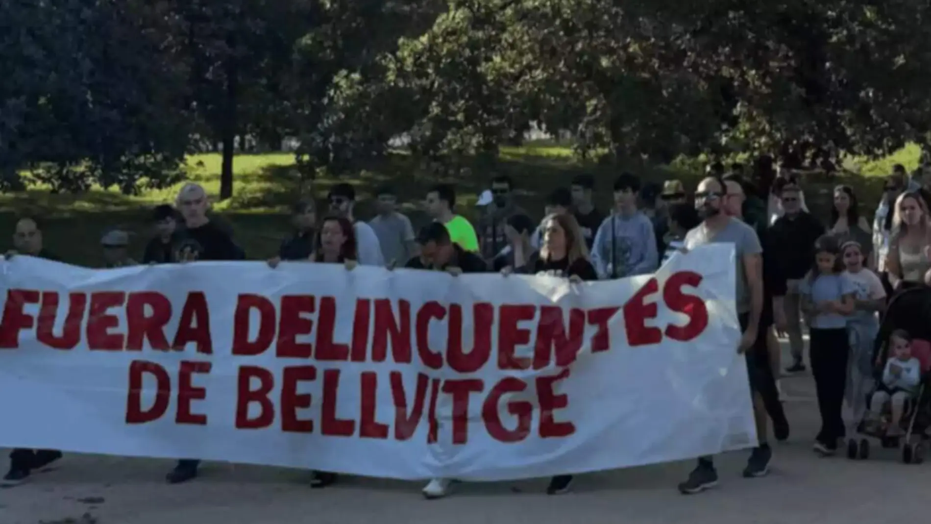 Protesta freciente por la criminalidad en el barrio de Bellvitge, en L'Hospitalet