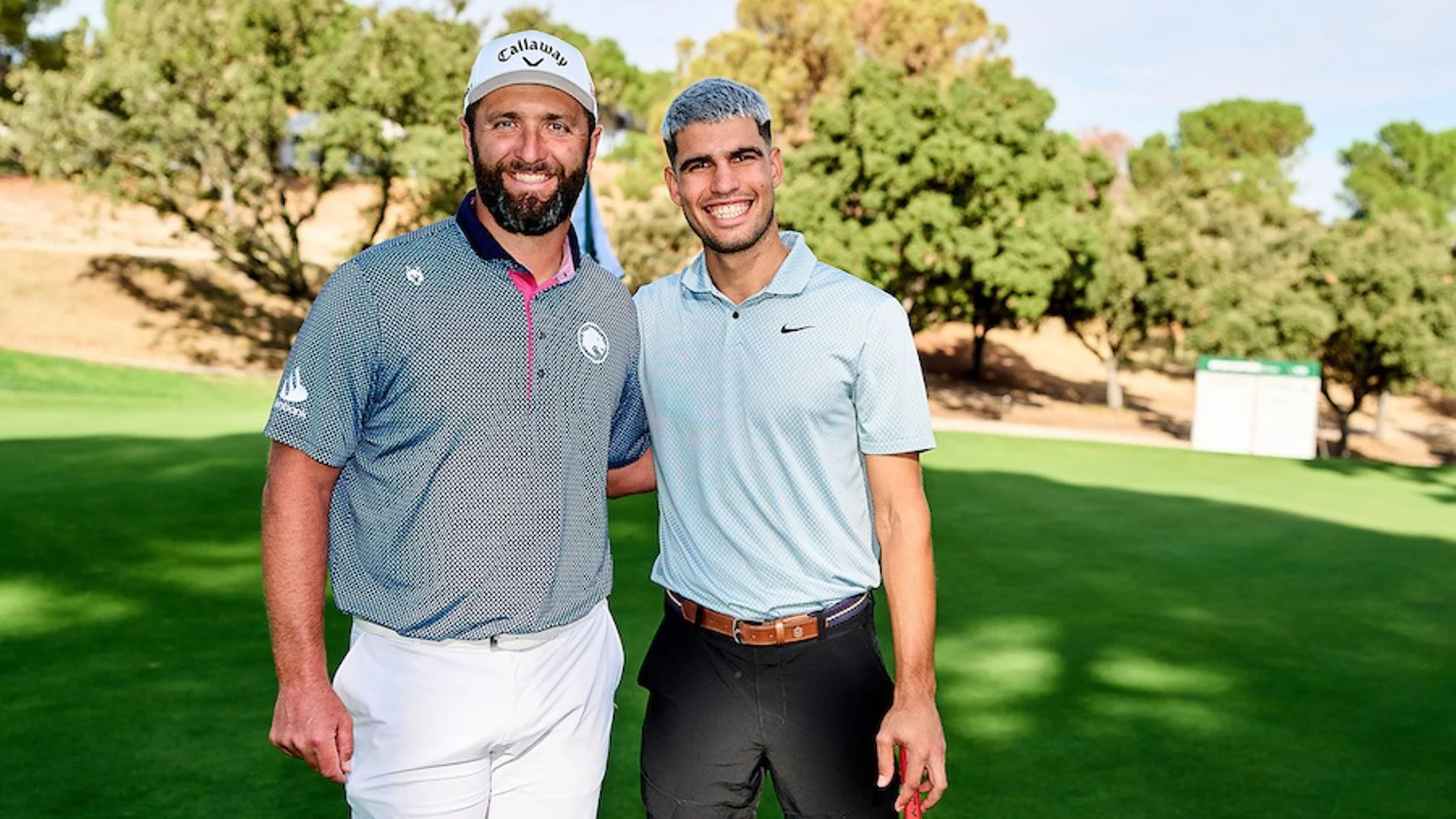 Carlos Alcaraz comparte con Rahm y Shane Lowry el Pro-Am del Open de España