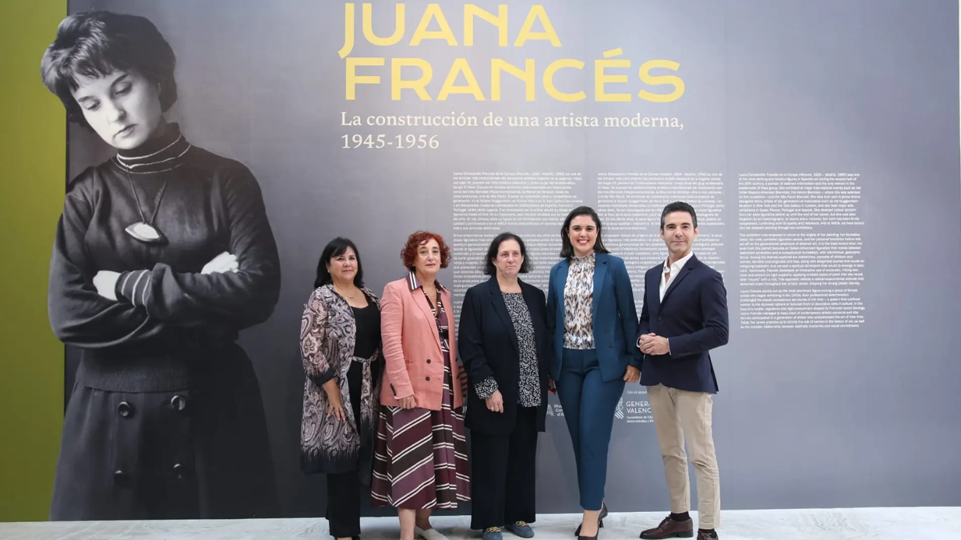 Hoy se ha presentado en el Museo de Arte Contemporáneo, Maca, la exposición "Juana Francés. La construcción de una artista moderna 1945-1956"
