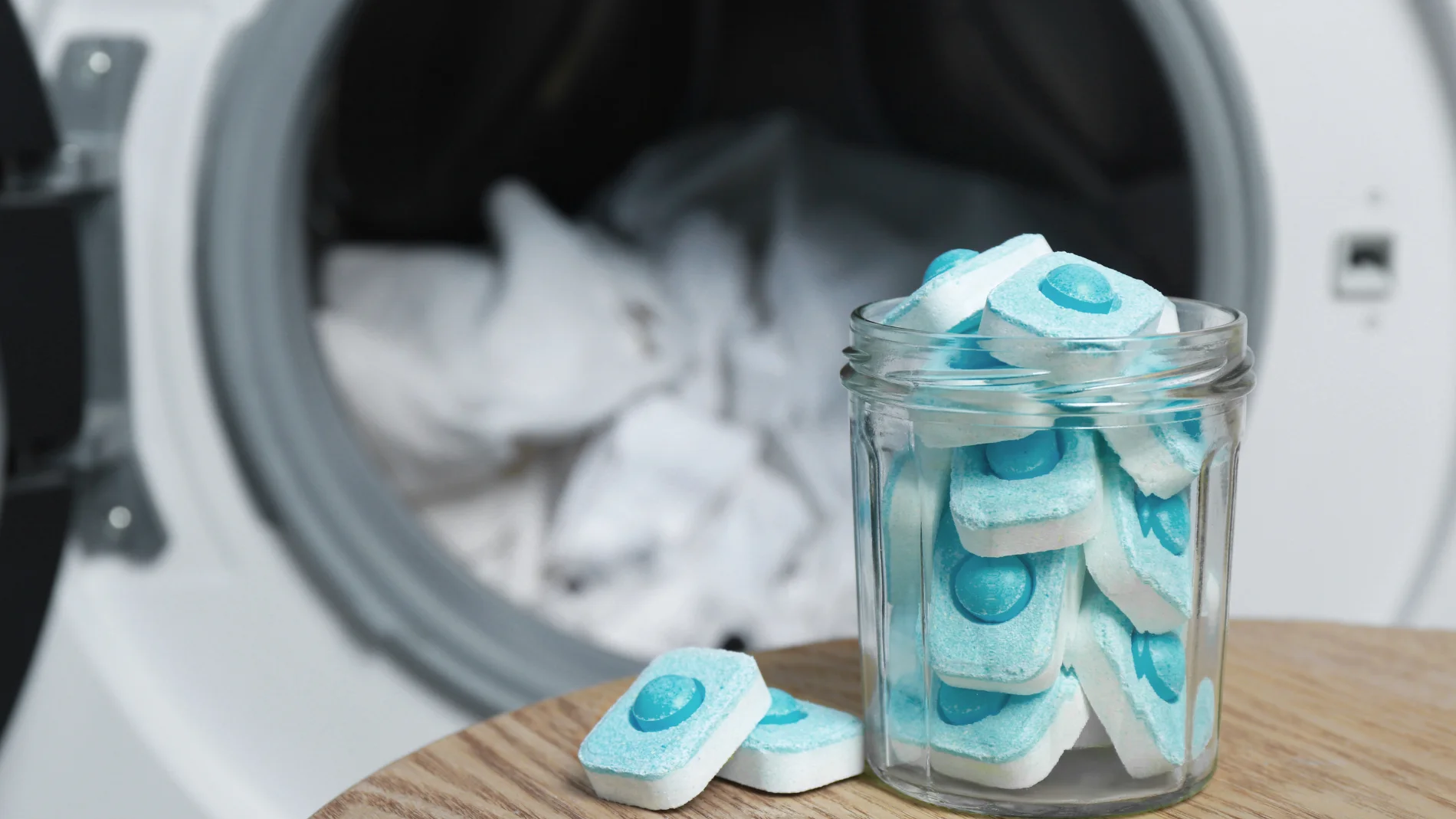 ¿A dónde va el plástico de las pastillas de la lavadora?