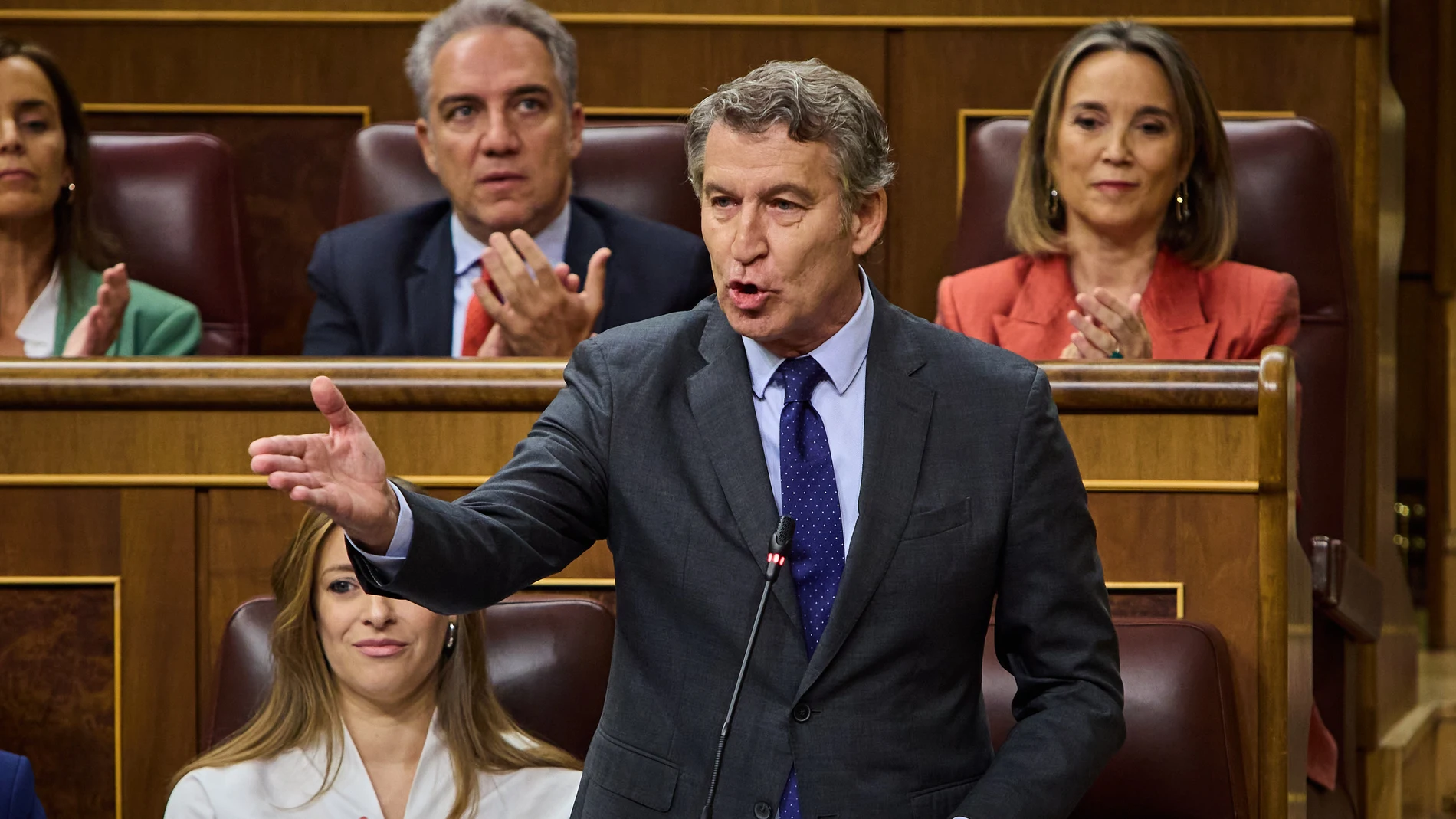 Feijóo, en la última sesión de control al Gobierno en el Congreso de los Diputados