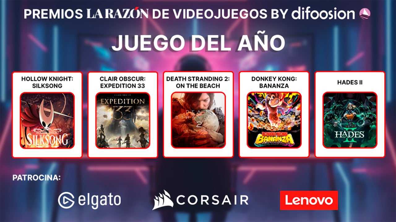 Premios La Razón de Videojuegos by Difoosion: estos son los finalistas a mejor juego del año