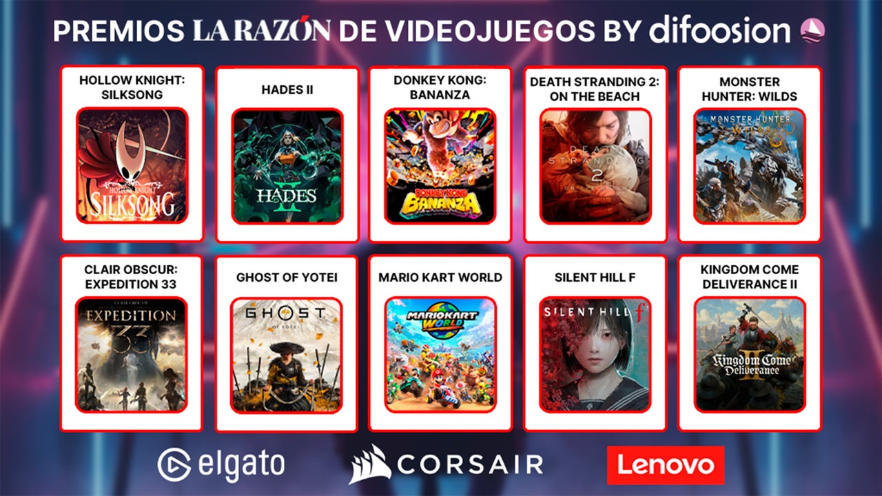 Premios La Razón de Videojuegos by Difoosion: vota al mejor juego del año
