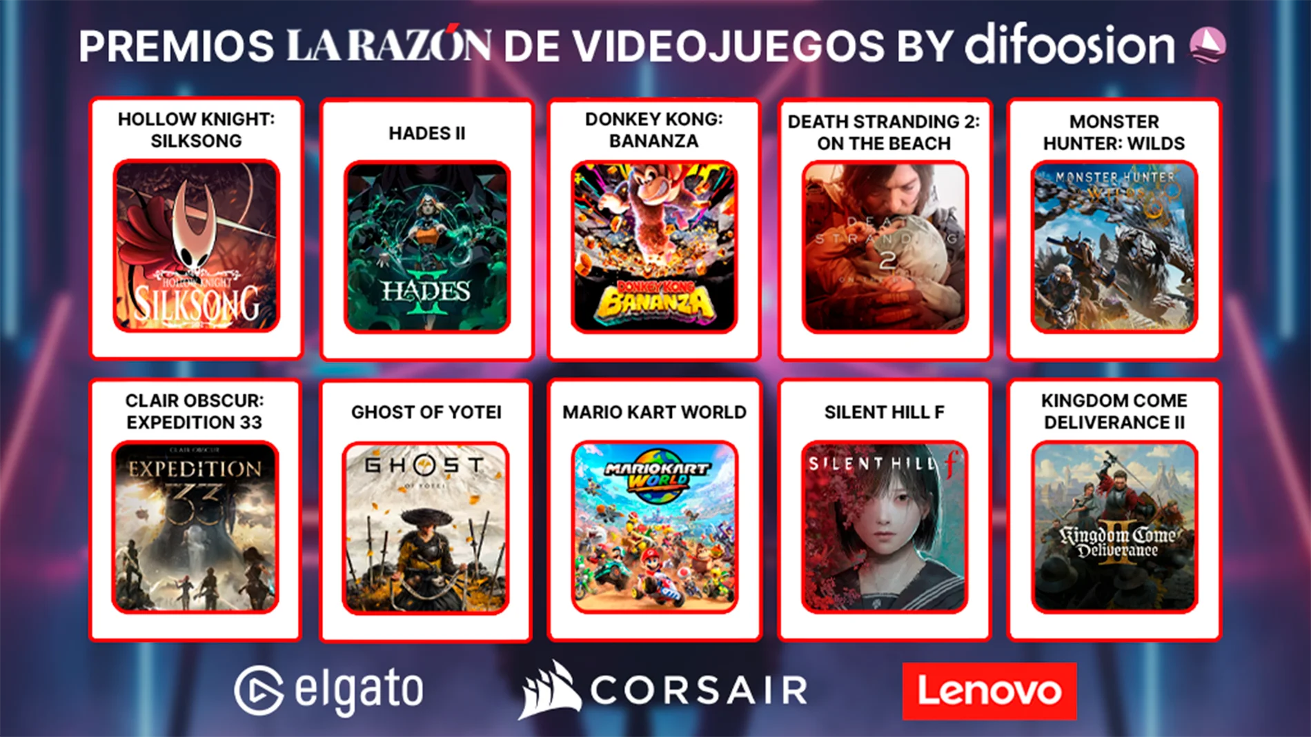 Premios La Razón de Videojuegos by Difoosion: vota al mejor juego del año