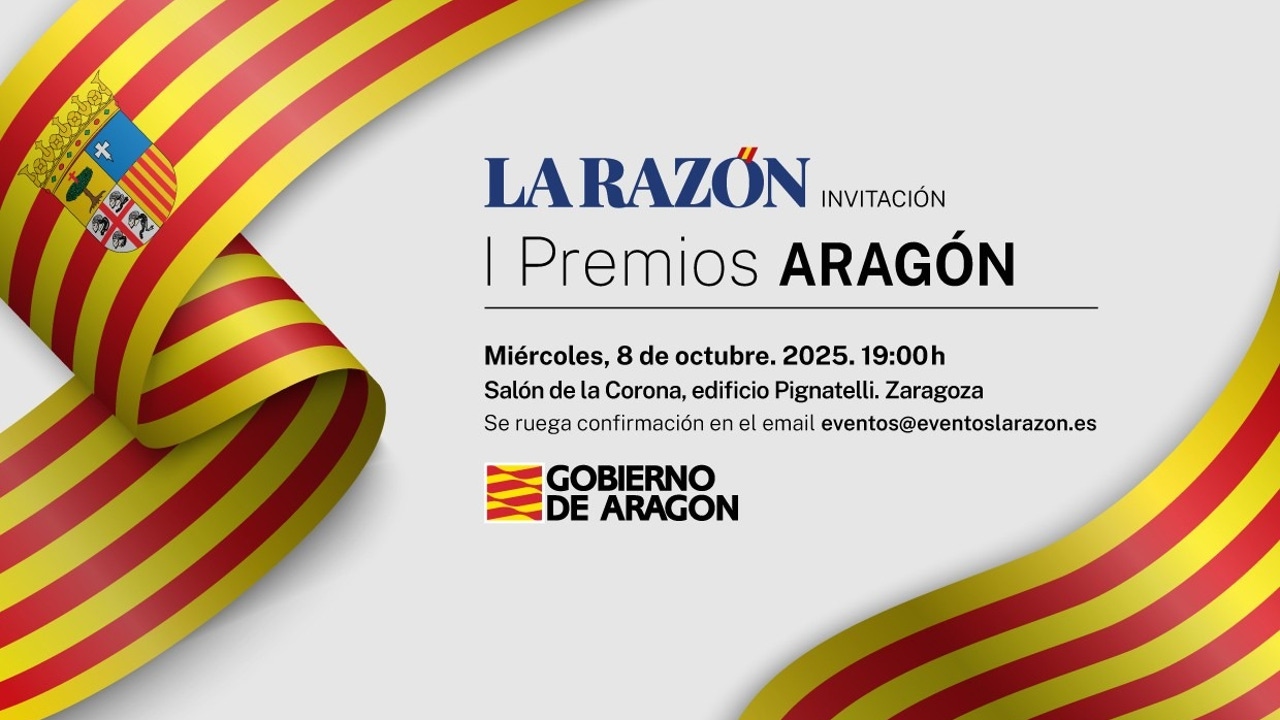 Siga en directo los I Premios Aragón de LA RAZÓN