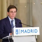 Rueda de prensa de Almeida sobre el derrumbe de un edificio en Madrid