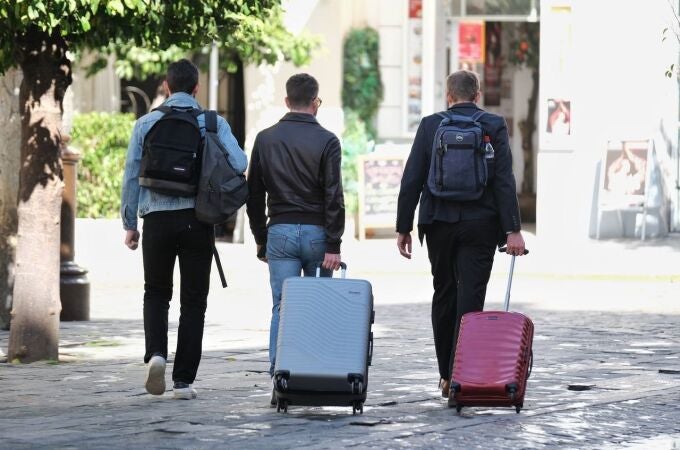 Turistas en Andalucía.