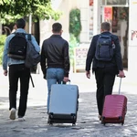 Turistas en Andalucía.