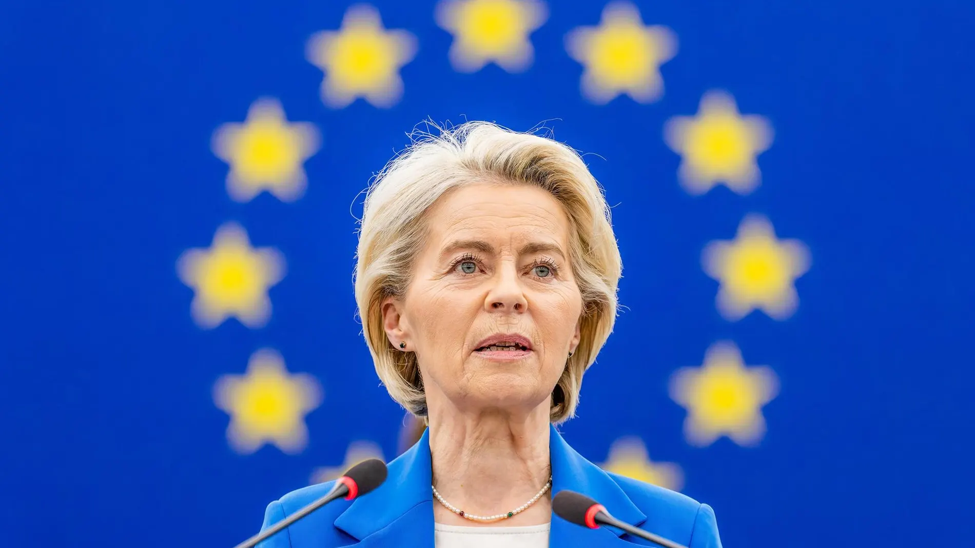UE.- AMP.- Von der Leyen defiende que el muro antidrones cubra también el flanco sur ante la "guerra híbrida" de Rusia