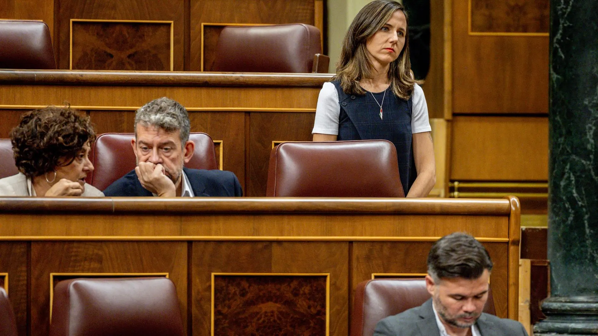 Podemos sigue sin desvelar su voto al decreto de embargo de armas a Israel e insiste en pedir al Gobierno que lo retire