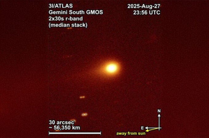 La última fotografía oficial del ATLAS se remonta al 27 de agosto de 2025