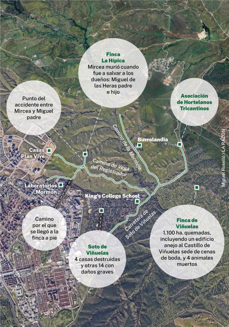 Claves del incendio de Tres Cantos