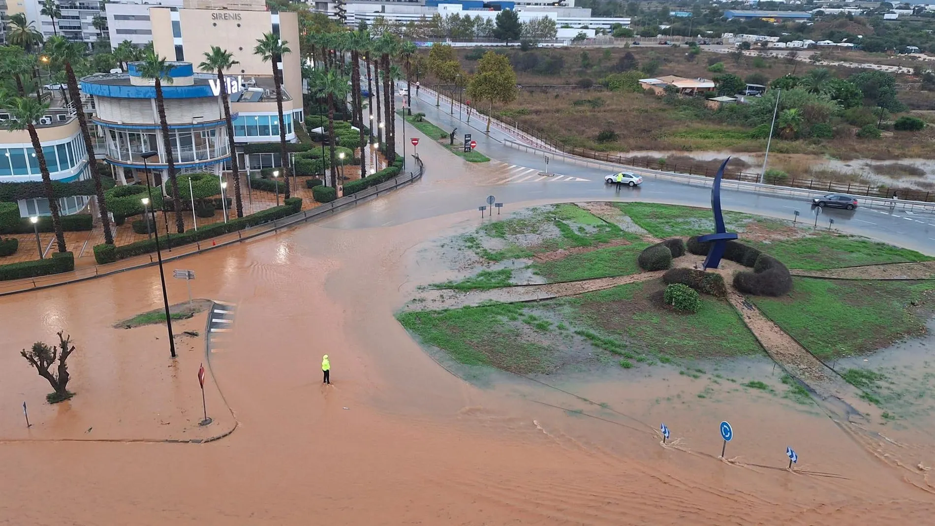Las Pitiusas vuelven a sufrir las consecuencias de la dana solo 11 días después de las fuertes inundaciones de Ibiza