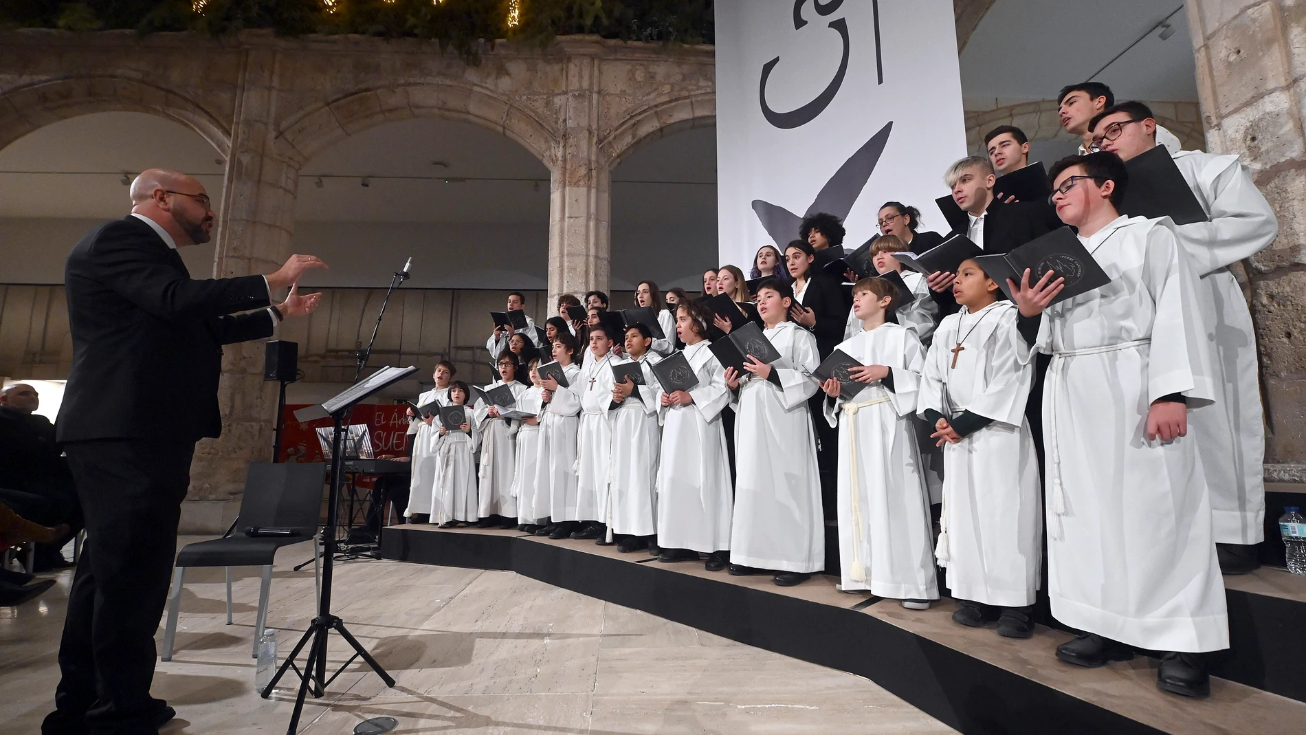 La Escolanía Pueri Cantores durante un concierto de Navidad