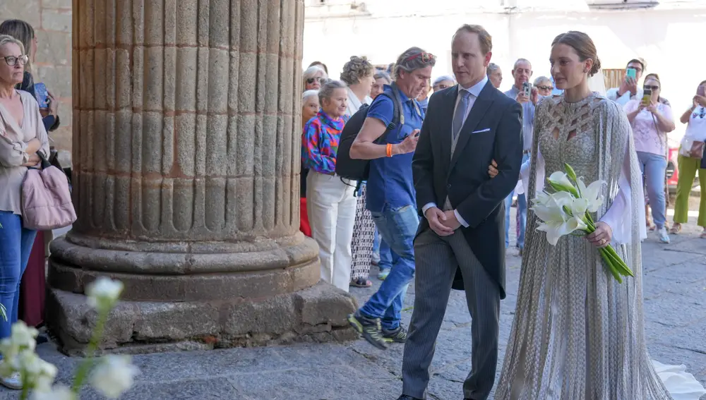 Boda de Micaela Belmont y Fernando Palazuelo en Cáceres.