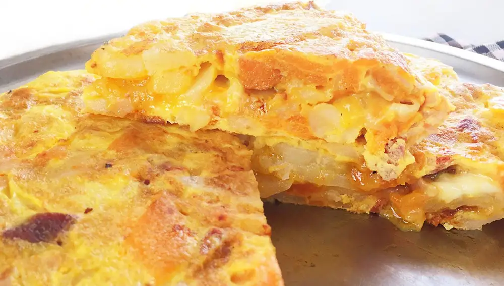 Tortilla de patatas y fuet