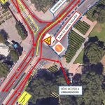 La renovaci&oacute;n del saneamiento de la V&iacute;a Complutense obligar&aacute; a modificar la circulaci&oacute;n desde este lunes