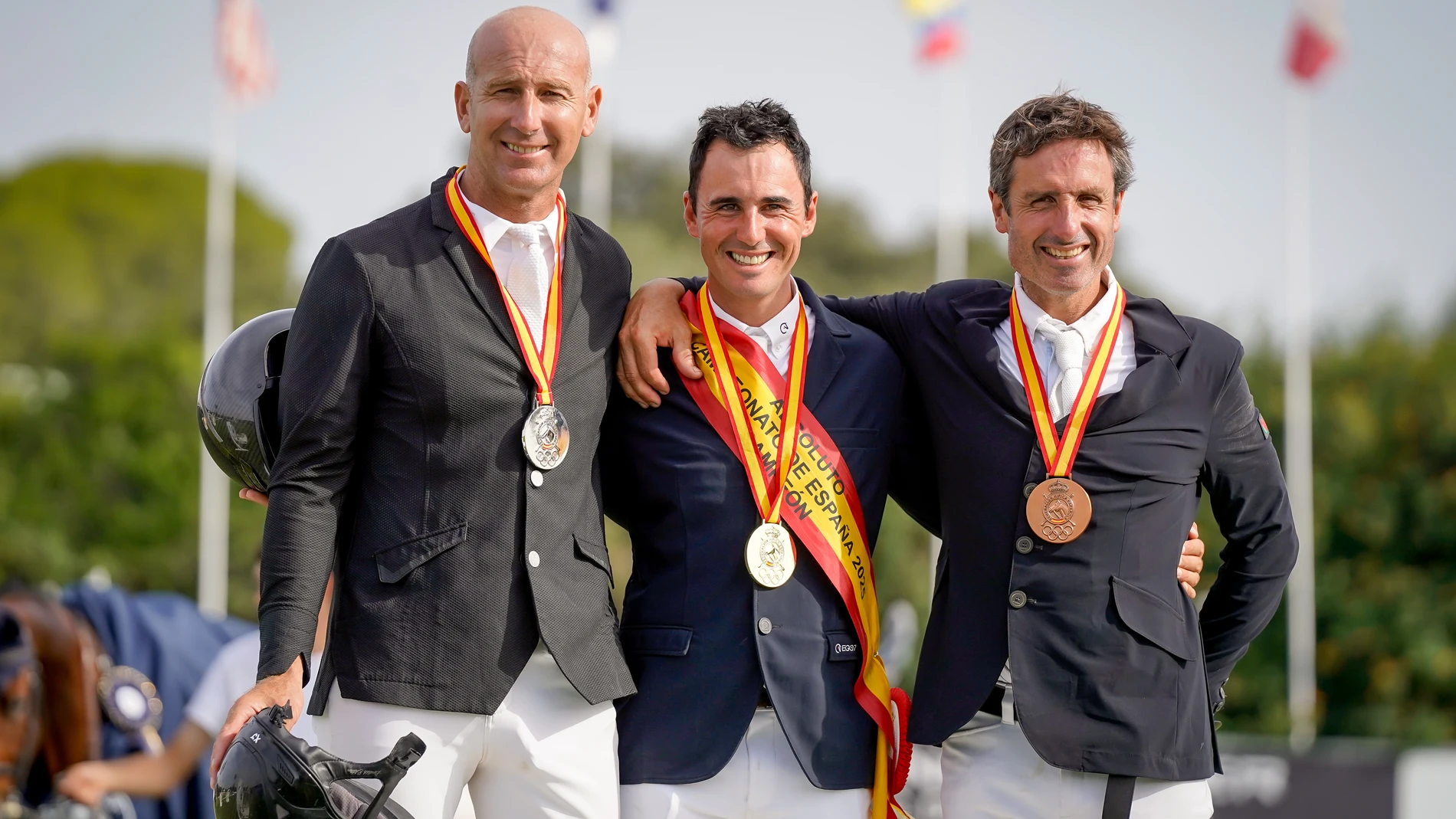 Podio del Campeonato de España de Salto