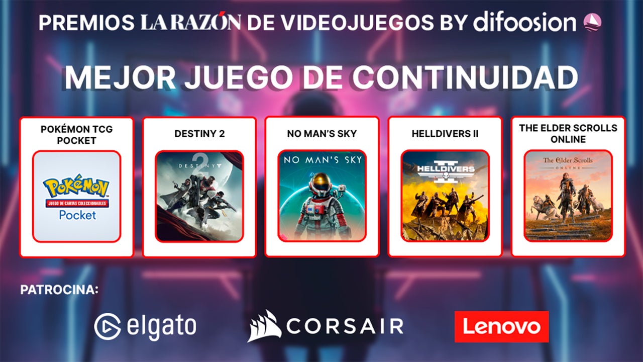 Premios La Razón de Videojuegos by Difoosion: estos son los finalistas a mejor juego de continuidad