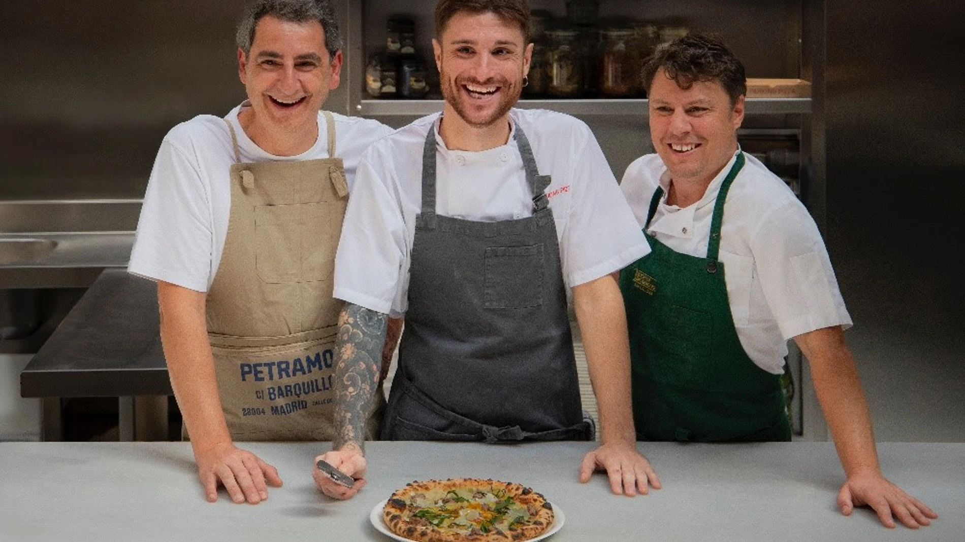 Los autores de la pizza que estos días probaremos en Parking Pizza