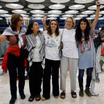 Llegan a Madrid los &uacute;ltimos cinco miembros espa&ntilde;oles de las flotillas humanitarias a Gaza