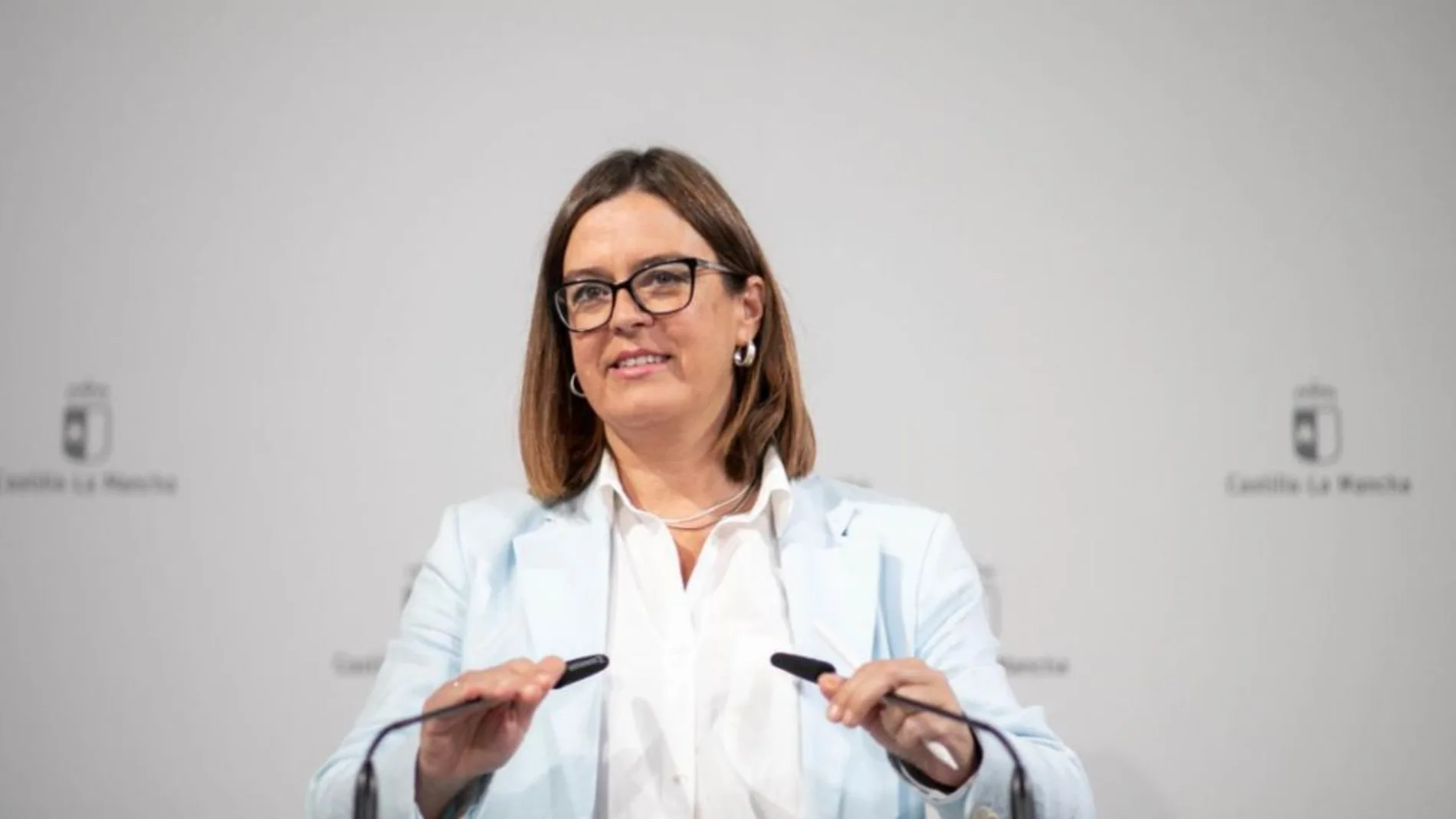 La consejera Portavoz del Ejecutivo Autonómico, Esther Padilla