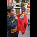 Jordi Cruz con la sudadera de ‘Art Attack’ en la presentación de Livo