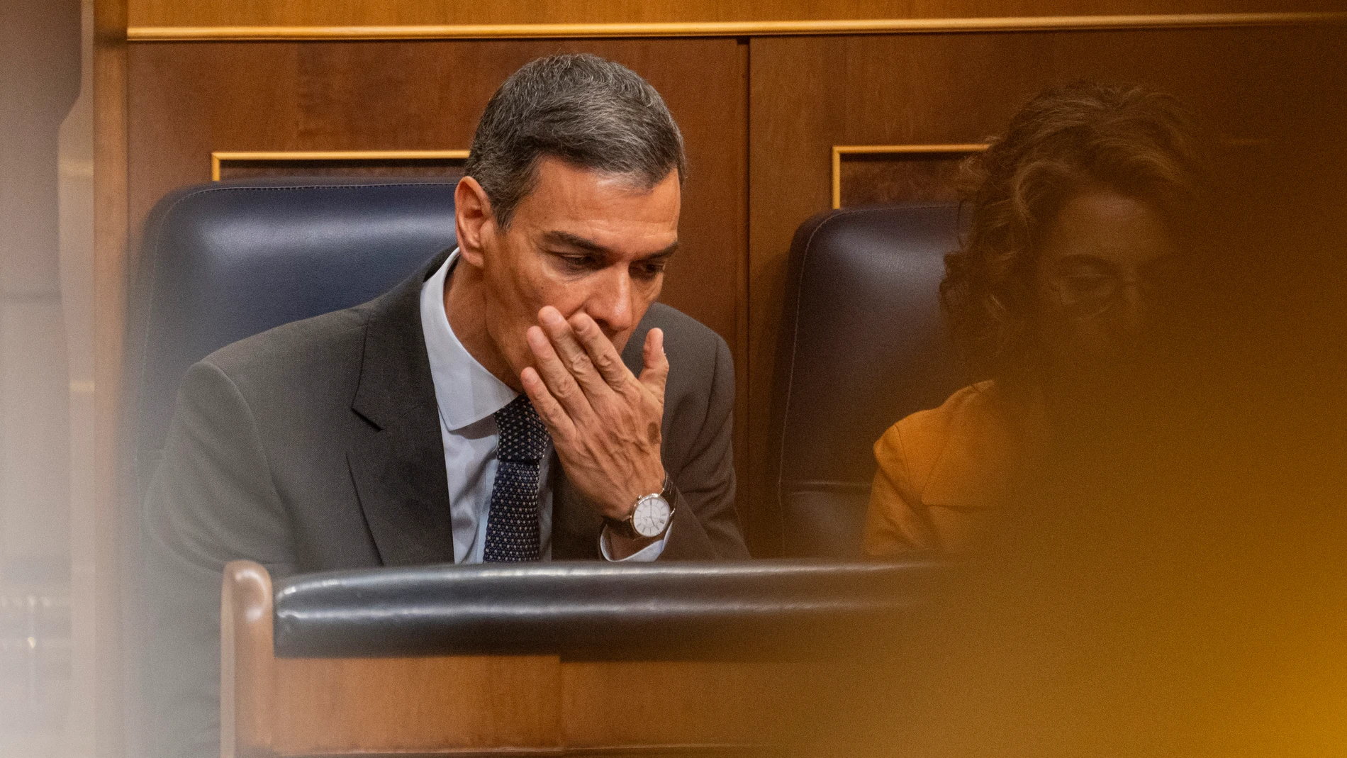 Pedro Sánchez en el Pleno del Congreso