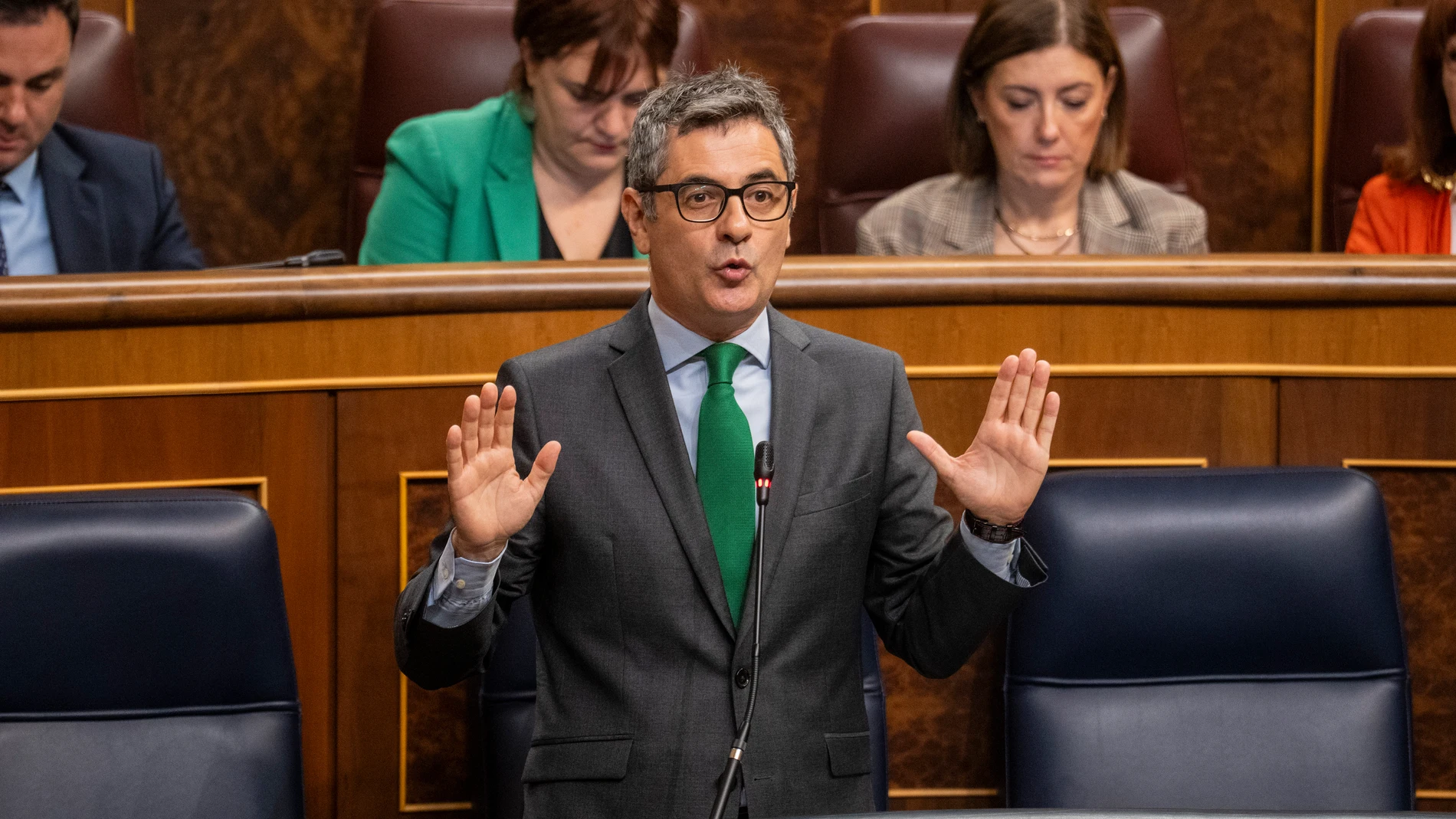 Bolaños en el Pleno del Congreso