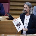 El diputado de Compromís, Juan Bordera, que ha participado en la Flotilla a Gaza