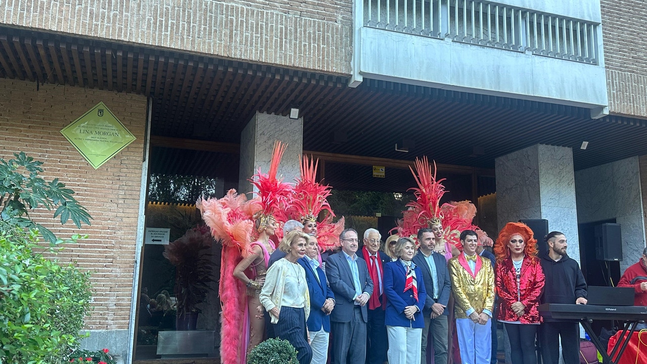 Retiro recuerda a Lina Morgan con música y una placa en la calle donde vivió