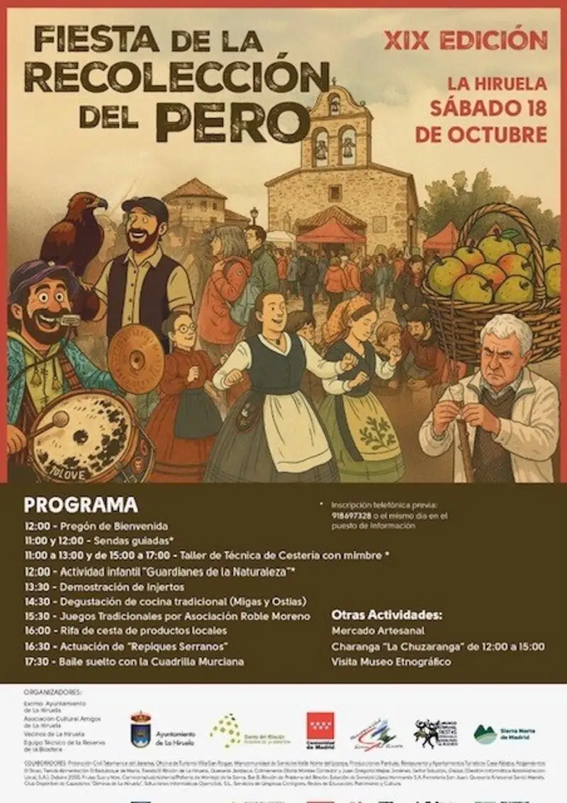 La localidad reivindica su tradición frutal el sábado con la XIX 'Fiesta de la Recolección del Pero'