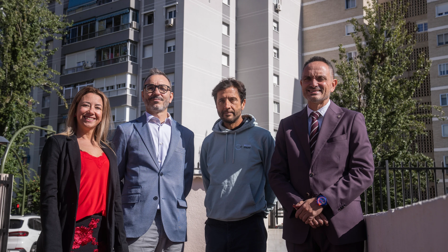 El alcalde de Móstoles, Móstoles Desarrollo y SustainableStartup&Co en la presentación de la II edición de MIEB – Móstoles Impact Entrepreneurship Booster–, la primera aceleradora de empresas del sur de Madrid