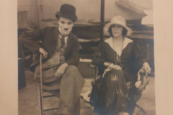 La fotografía que Chaplin dedicó a Raquel Meller