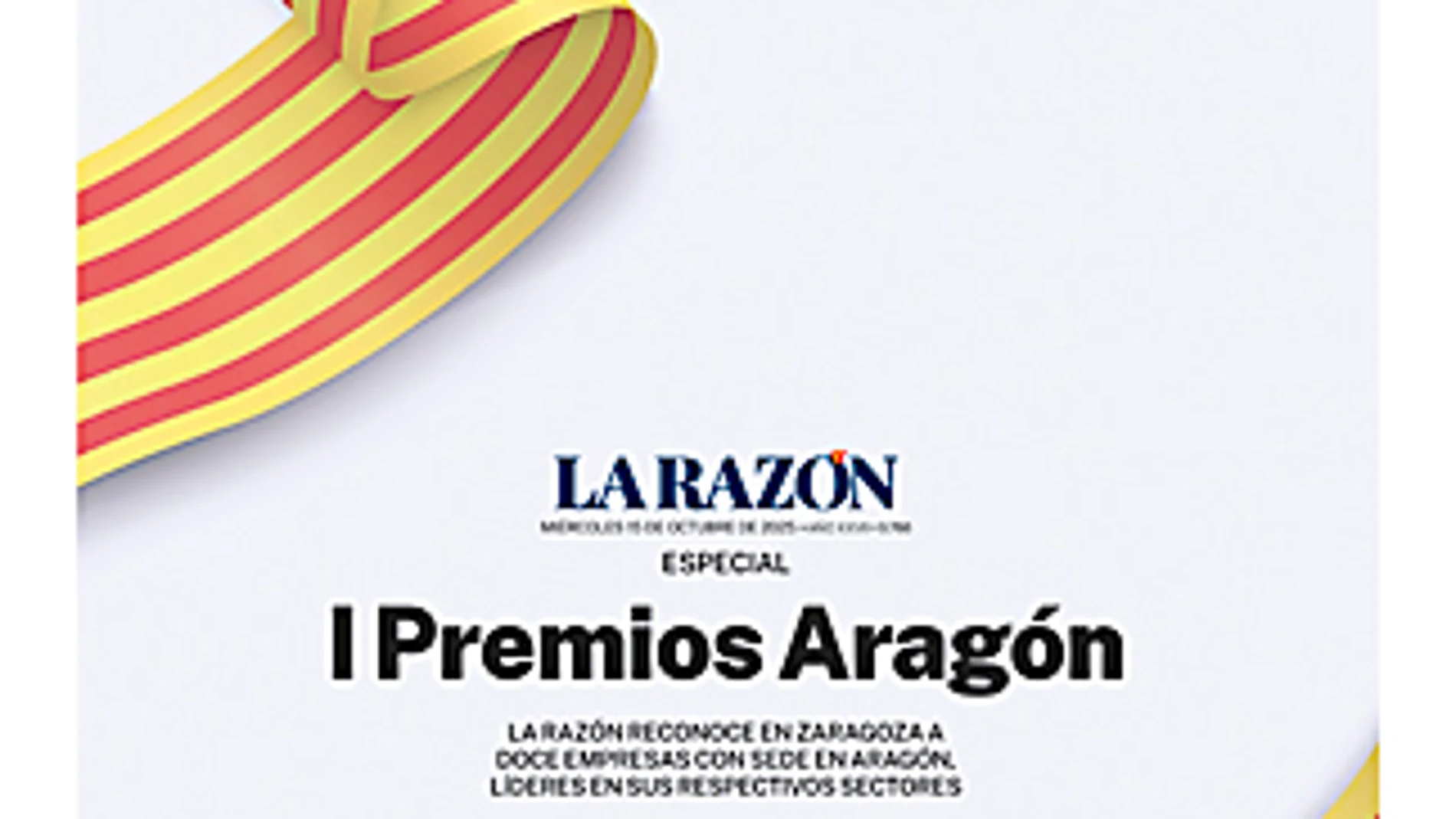 Suplemento Premios Aragón 15 Octubre 2025