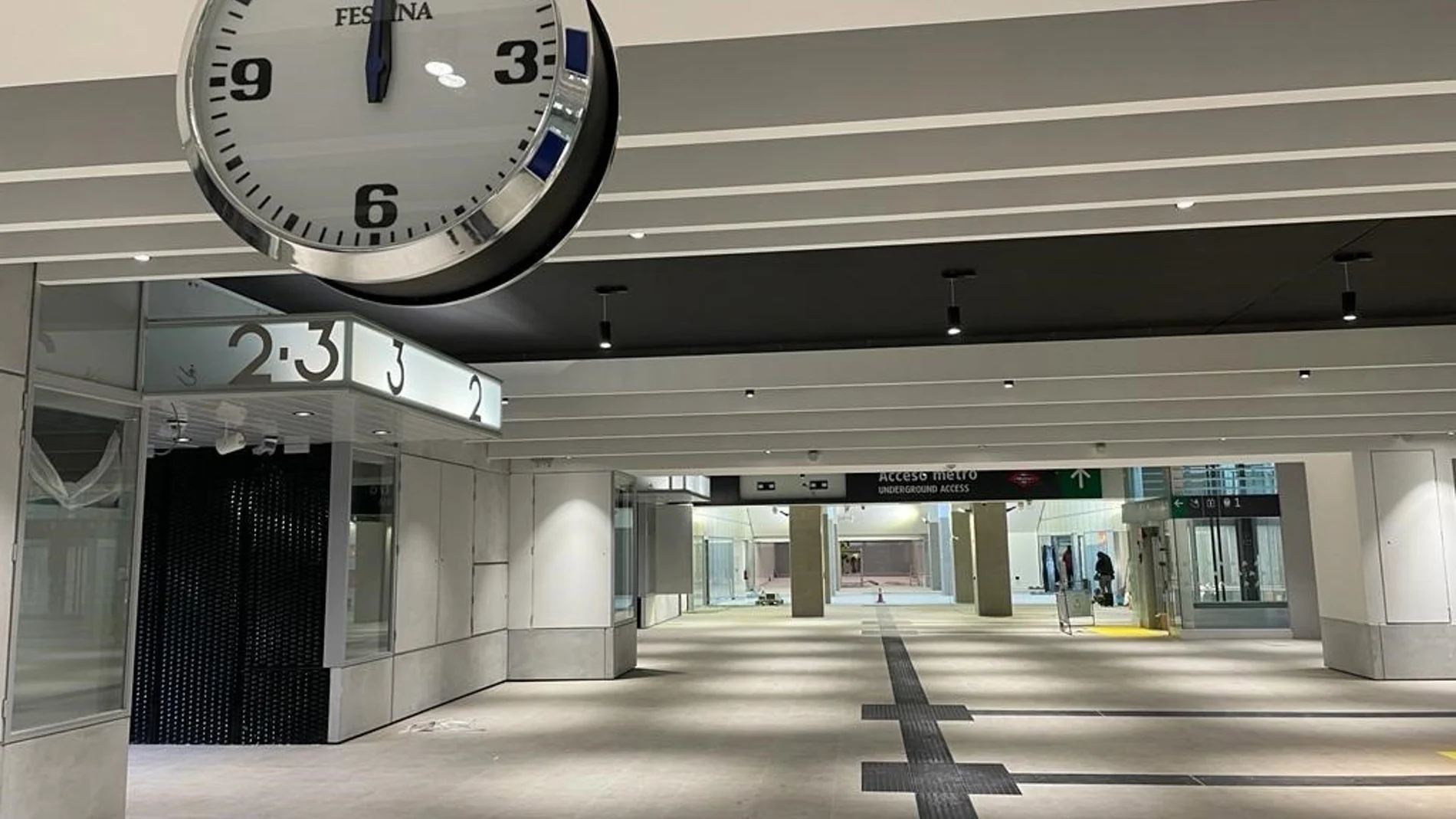 Nuevo acceso directo a alta velocidad en Chamartín (Madrid) desde Cercanías y Metro