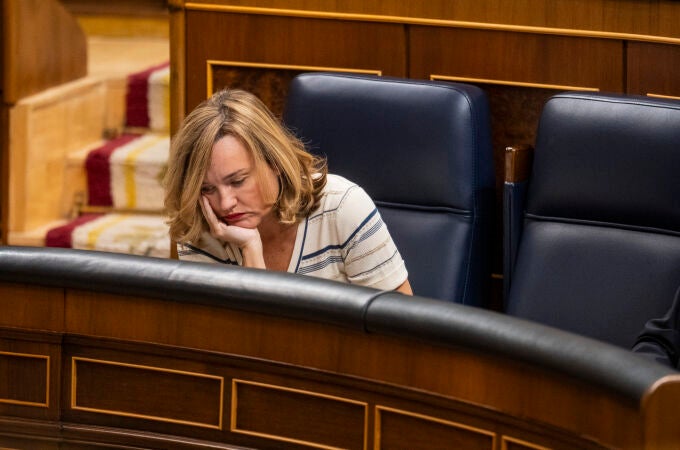 Pilar Alegría en el Pleno del Congreso. David Jar Pilar Alegría en el Pleno del Congreso. David Jar