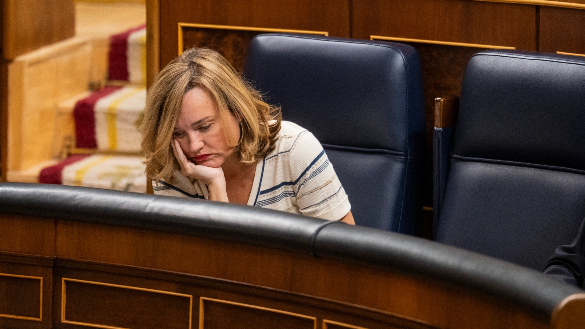 Pilar Alegría en el Pleno del Congreso