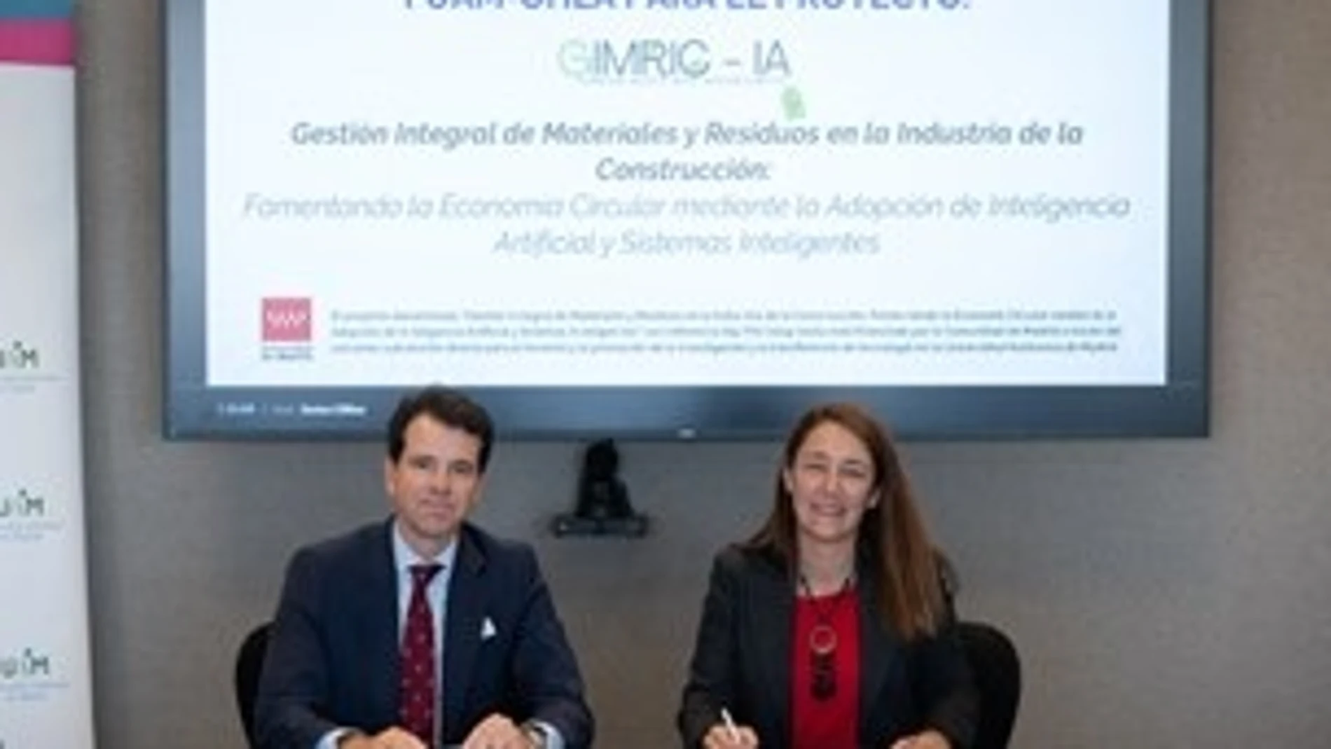 La Fundación de la UAM y OHLA impulsarán juntos la gestión de residuos en la construcción mediante IA REMITIDA / HANDOUT por FUNDACIÓN DE LA UAM Fotografía remitida a medios de comunicación exclusivamente para ilustrar la noticia a la que hace referencia la imagen, y citando la procedencia de la imagen en la firma 15/10/2025