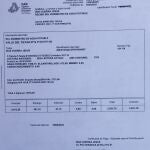 Factura de 3.300 euros que tuvo que pagar Jesús enla OAR de la Diputación de Ávila por la factura del agua